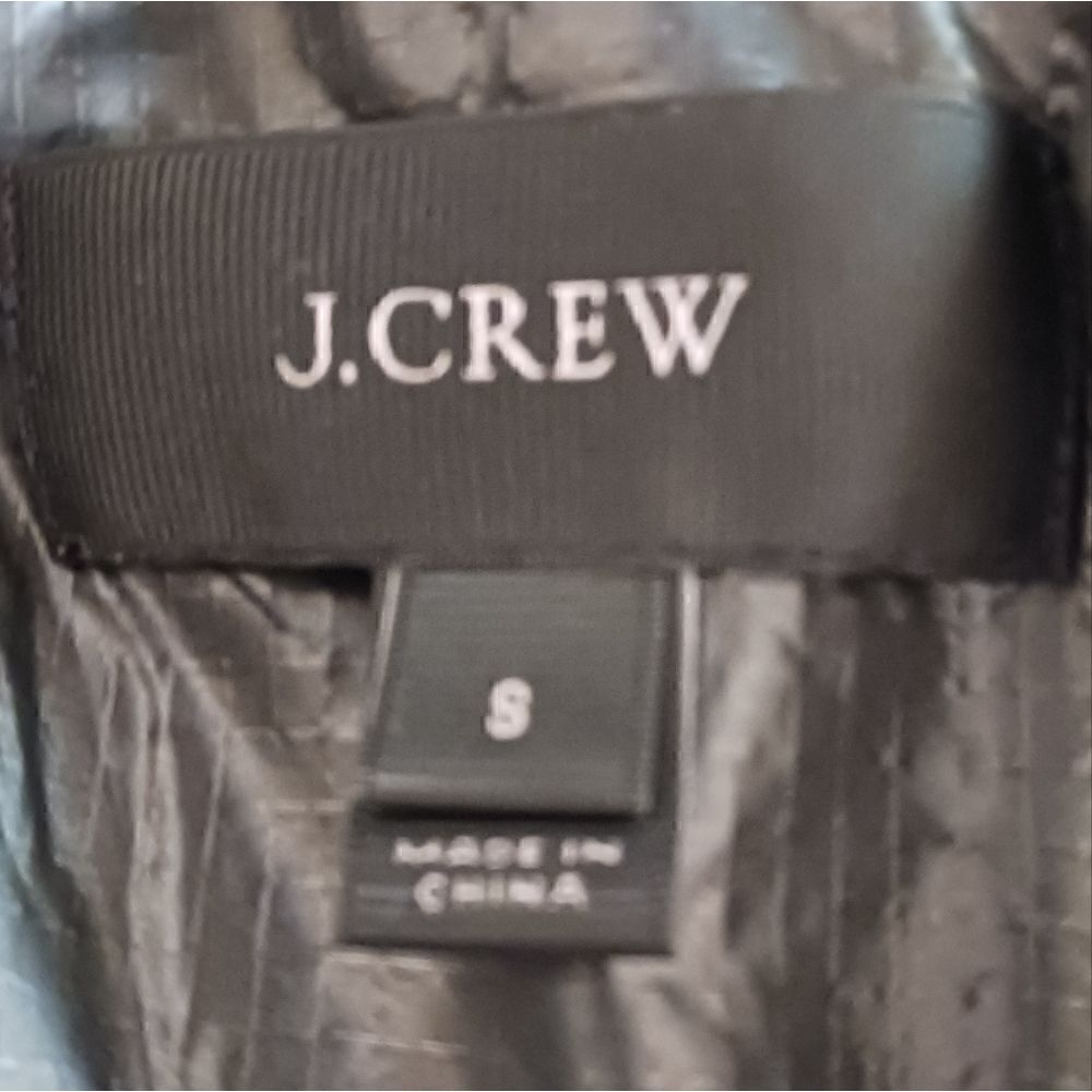 J CREW Quilted Puffer Vest Metallic - Picture 11 of 13